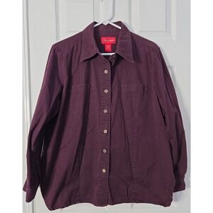 Venezia Womans  Jeans Long Sleeve Size 14/16 Denim Shirt